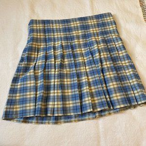 Shien Blue & Yellow Tennis Skirt Size Large
